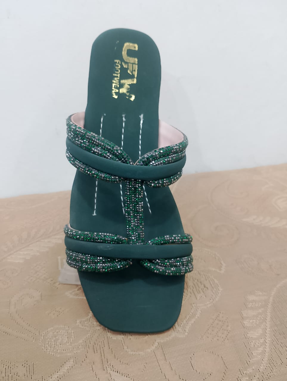 Stylish Dual-Strap Flat Slippers