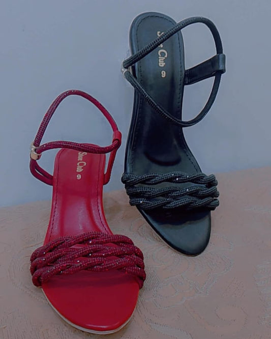 Women’s Elegant Transparent Block Heel Sandals