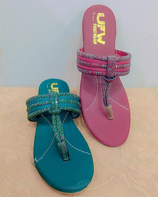 Ethnic Glam Toe-Ring Flats – Festive-Ready Comfort in Every Step